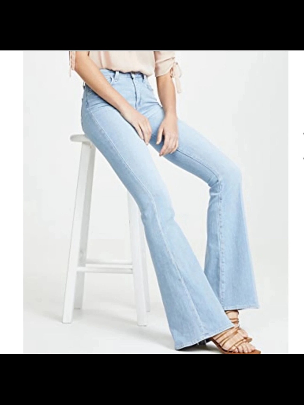 $265 Nwot L'agence Bell High Rise Flare Jean - Size 29